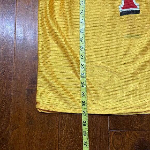 Park Anthony Vintage Atlanta Hawks Promo Jersey Yellow Red Women's Size Large - Picture 7 of 7